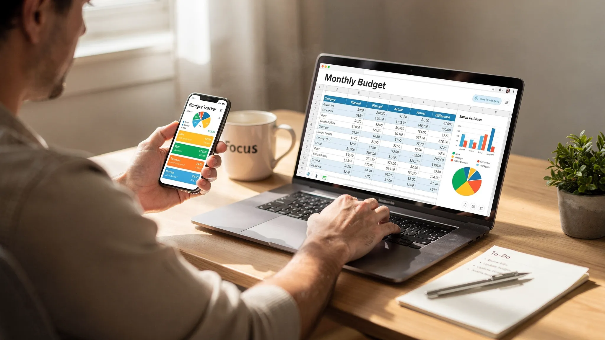 Budget Application vs Spreadsheet
