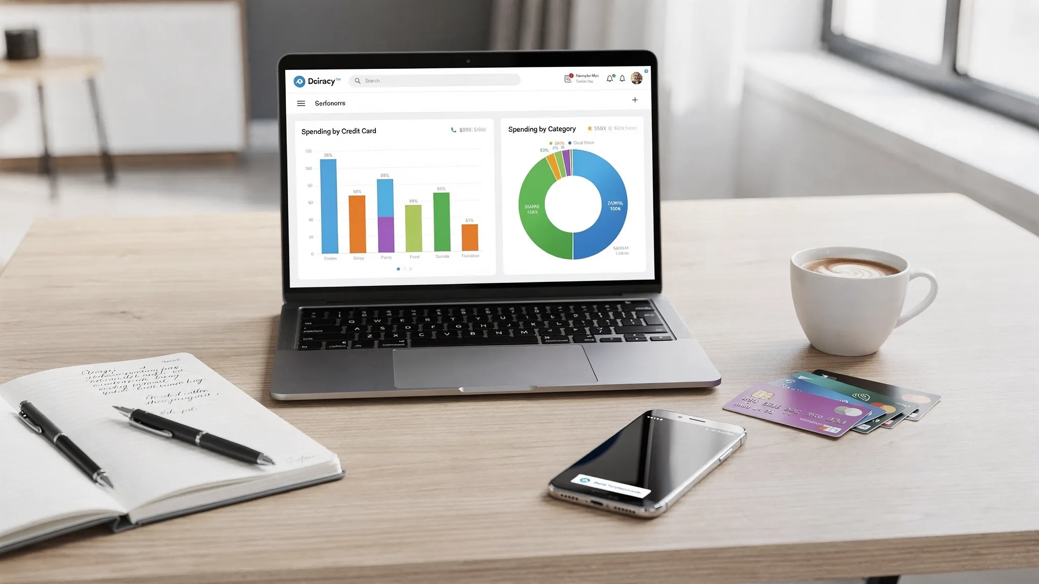 Credit Card Budget App: Track Spending by Card and Category - Main Image